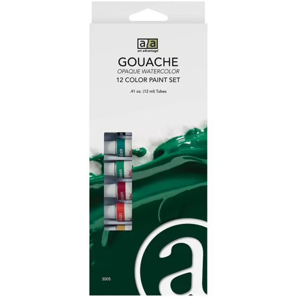 12 COLOR GOUACHE SET - New (SKU: 909407)