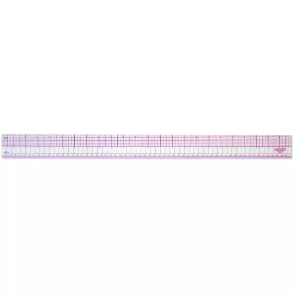 ENGLISH/METRIC RULER 24%26quot;/60CM - New (SKU: 911173)