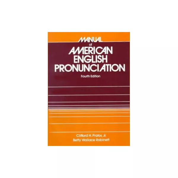 Manual of American English Pronunciation