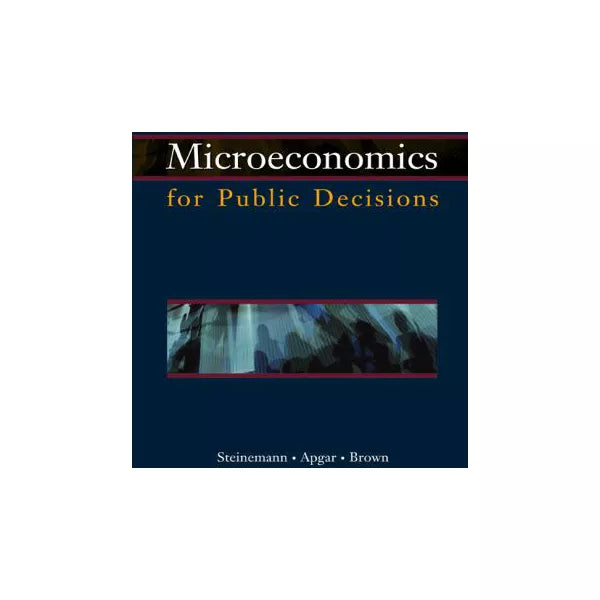 Microeconomics for Public Decision