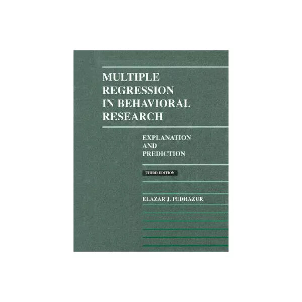 Multiple Regression in Behavioral Research