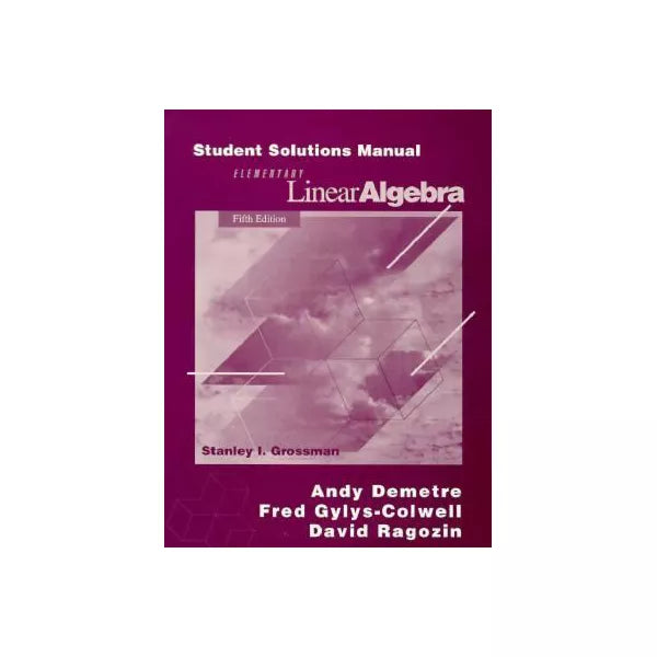 Elementary Linear Algebra (SSM)