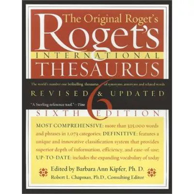 Roget's Intl Thesaurus: Indexed