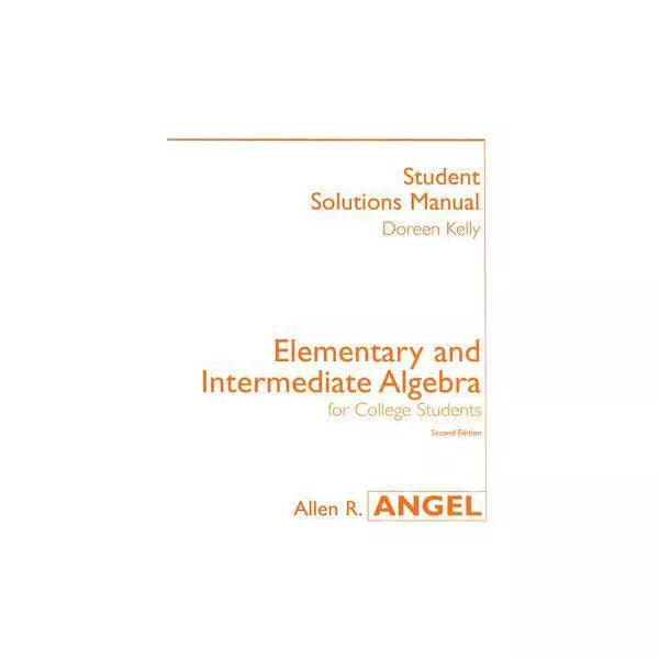 Elementary &amp; Interm Algebra etc (SSM)