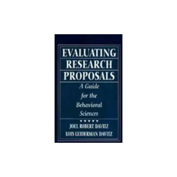 Evaluating Research Proposals