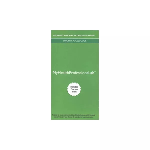 MyLab Health Professions with Pearson eText -- Access Card -- for Anatomy &amp; Physiology for Health Professions