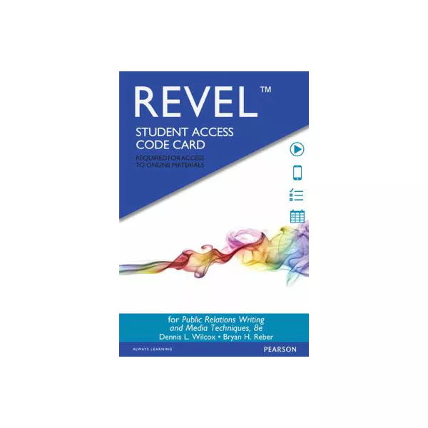 REVEL for Public Relations Writing and Media Techniques -- Access Card