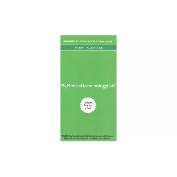 MyMedicalTerminologyLab with Pearson eText - Access Card - Medical Terminology Complete!