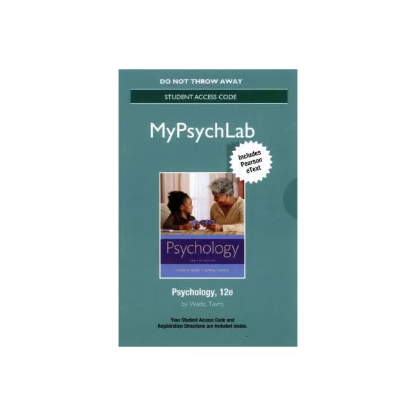 NEW MyPsychLab with Pearson eText -- Standalone Access Card -- for Psychology