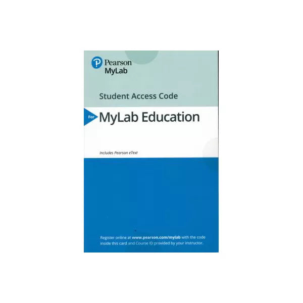 MyEducationLab with Enhanced Pearson eText -- Access Card -- for Classroom Management for Middle and High School Teachers