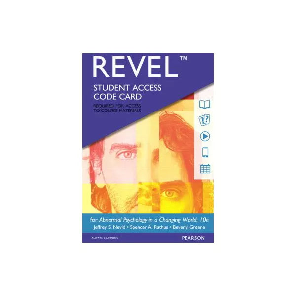 REVEL for Abnormal Psychology in a Changing World -- Access Card