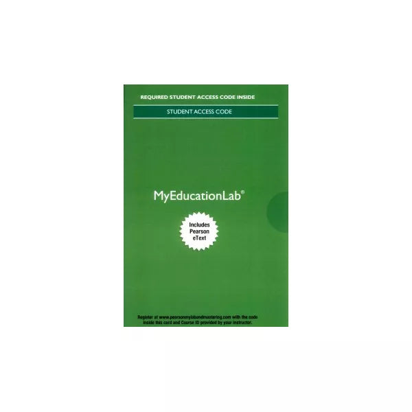 MyEducationLab with Pearson eText -- Access Card -- for An Introduction to Student-Involved Assessment FOR Learning