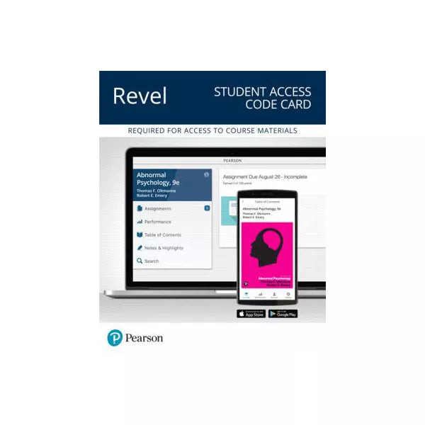 Revel for Abnormal Psychology -- Access Card