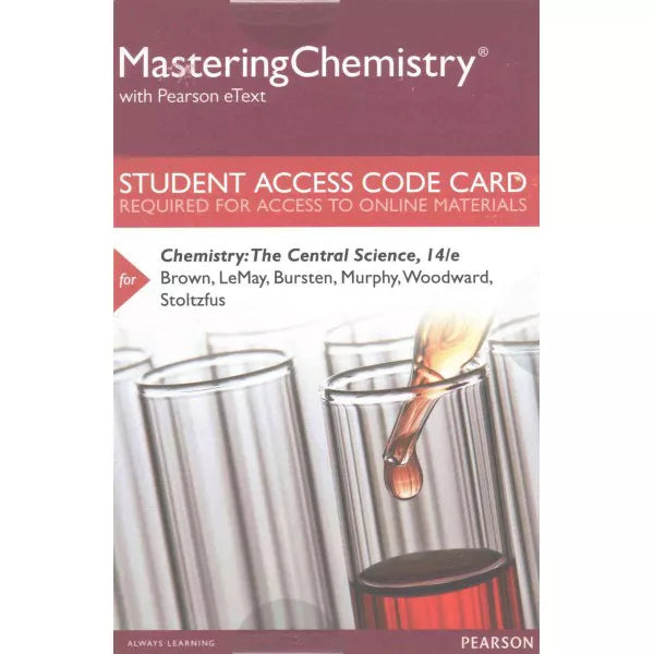 MasteringChemistry with Pearson eText -- Standalone Access Card -- for Chemistry: The Central Science