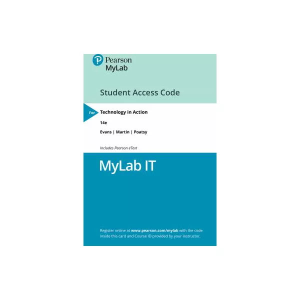 MyITLab with Pearson eText -- Access Card -- for Technology in Action