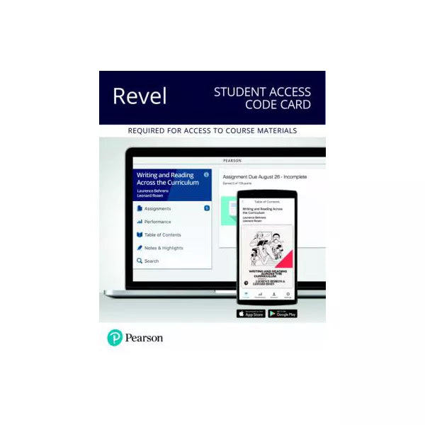 REVEL for Writing and Reading Across the Curriculum -- Access Card
