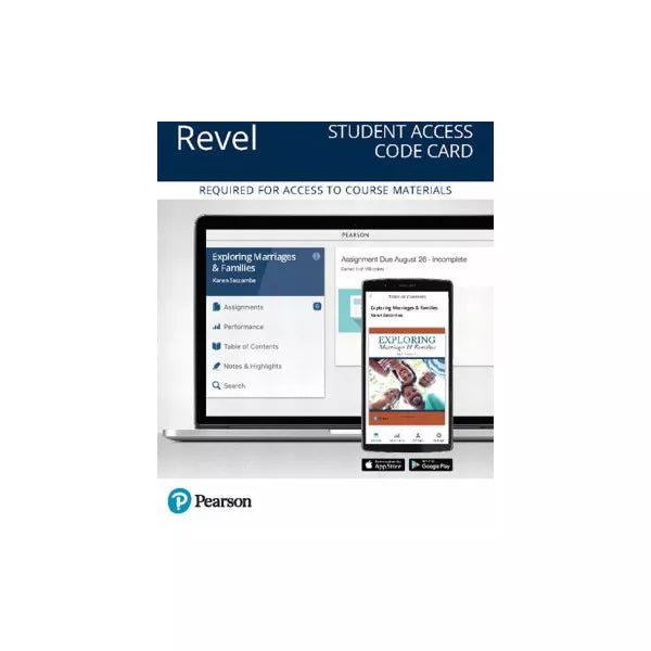 REVEL for Exploring Marriages and Families -- Access Code Card