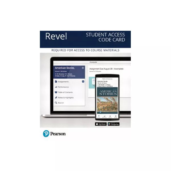 REVEL for American Stories: A History of the United States, Vol 1 -- Access Card