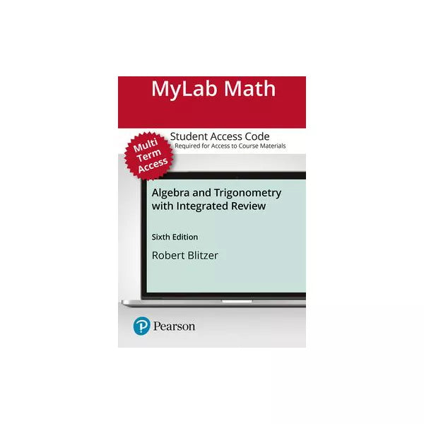 MyMathLab with Pearson eText -- Standalone Access Card -- for Algebra and Trigonometry with Integrated Review