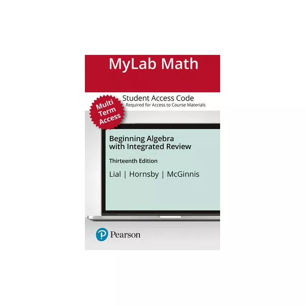 MyLab Math with Pearson eText -- Standalone Access Card -- for Beginning Algebra