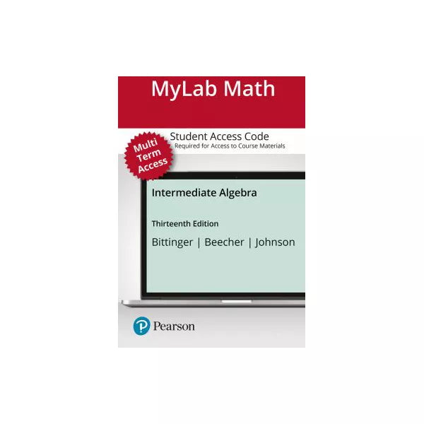 MyLab Math -- Standalone Access Card -- for Intermediate Algebra