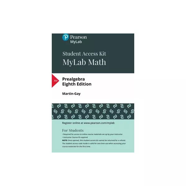 MyLab Math with Pearson eText -- Standalone Access Card -- for Prealgebra