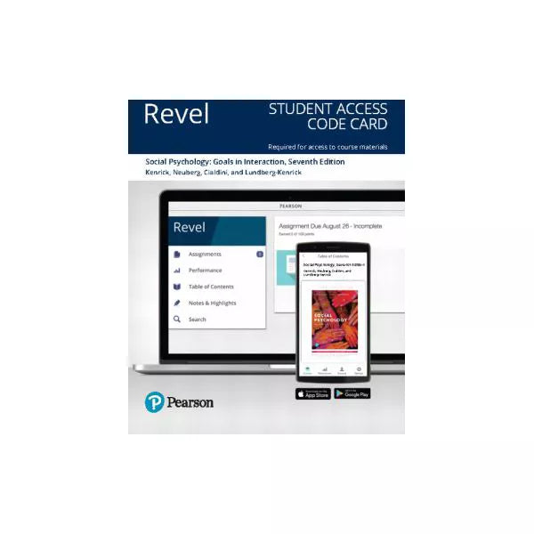 Revel for Social Psychology: Goals in Interaction -- Access Card