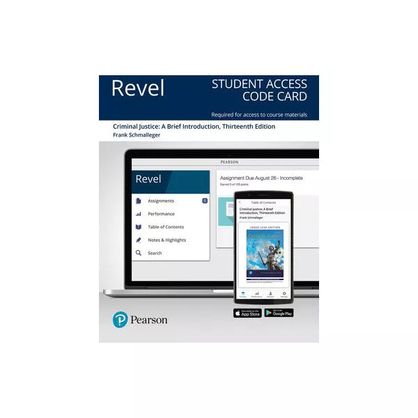 Revel for Criminal Justice: A Brief Introduction -- Access Card