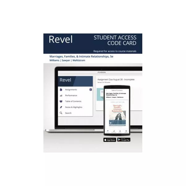 Revel for Marriages, Families, and Intimate Relationships -- Access Card