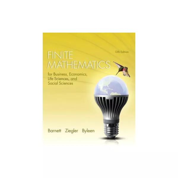 Finite Mathematics for Business, Economics, Life Sciences, and Social Sciences (Subscription)