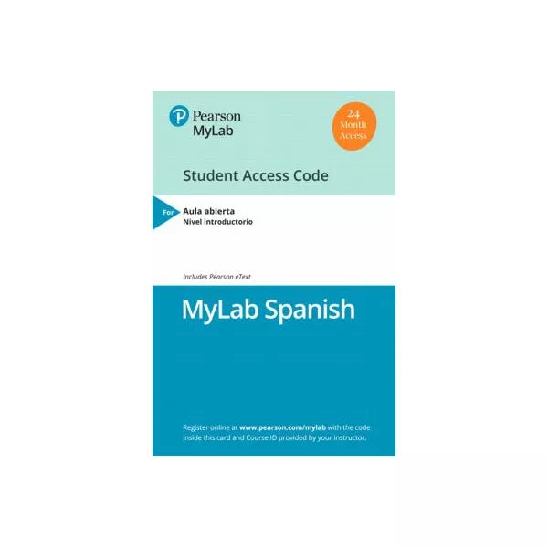 MyLab Spanish with Pearson eText for Aula abierta -- Access Card (Multi-Semester)