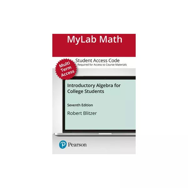 MyLab Math with Pearson eText -- Standalone Access Card -- for Introductory Algebra for College Students