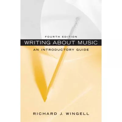Writing About Music: An Introd