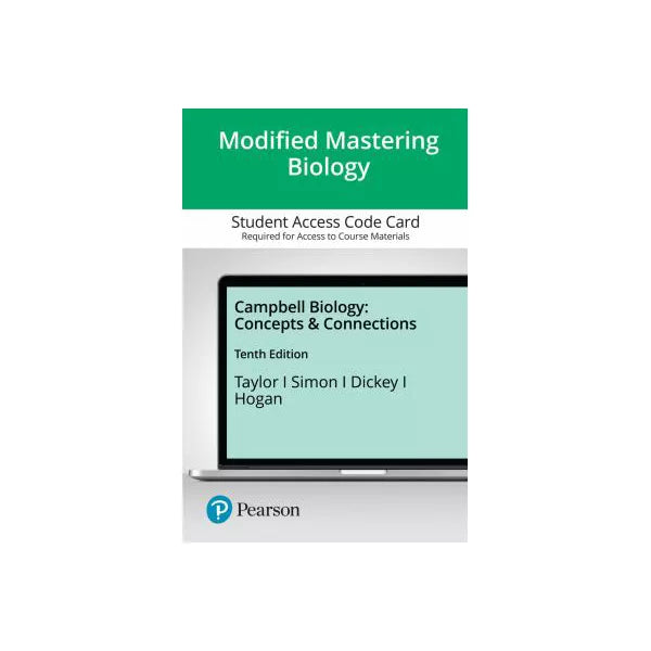 Modified Mastering Biology with Pearson eText -- Access Card -- for Campbell Biology: Concepts &amp; Connections