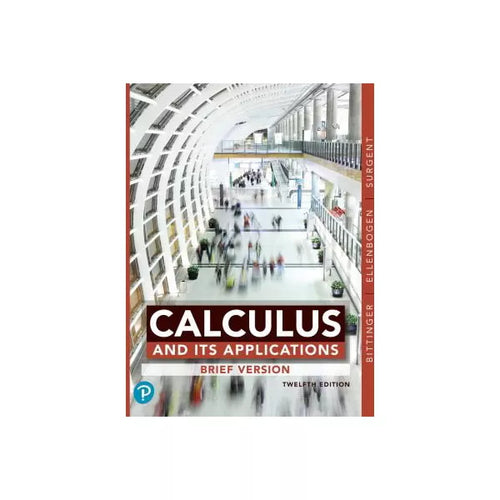 Calculus And Its Applications, Brief Version (Subscription)