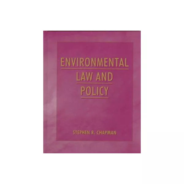 Environmental Law & Policy