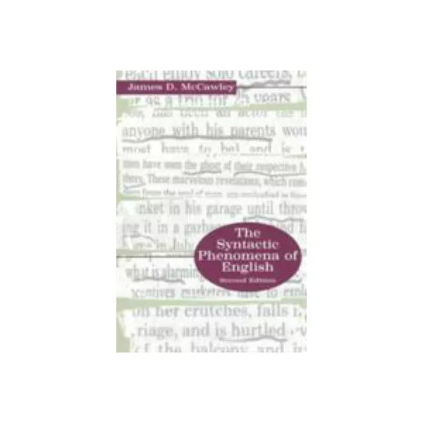 Syntactic Phenomena of English