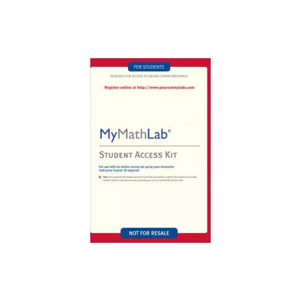 MyLab Math -- Custom Valuepack Access Card