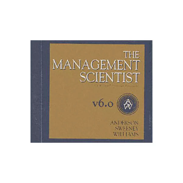 Management Scientist: Vers 6.0 (CD)