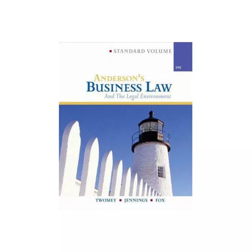 Anderson's Business Law &amp; Legal Env (Standard)