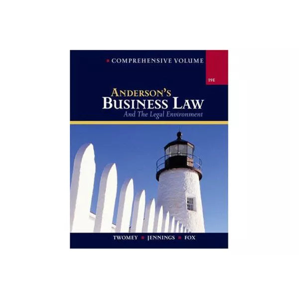 Anderson's Business Law &amp; Legal Env (Compr)