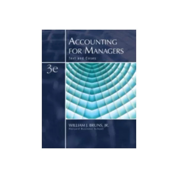 Accounting for Managers