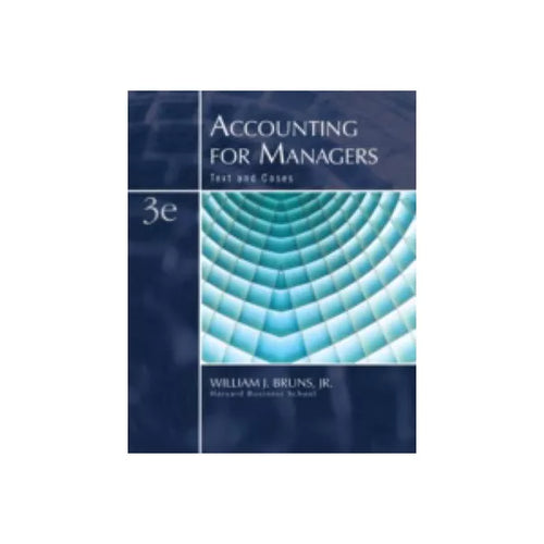 Accounting for Managers