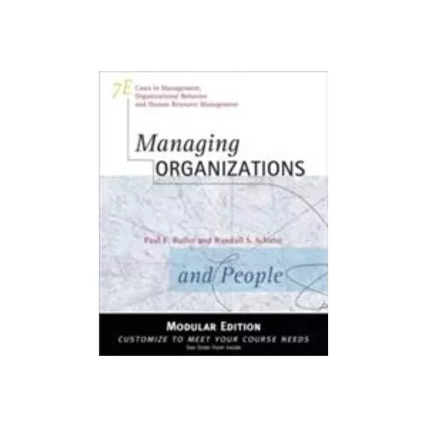 Managing Organizations &amp; People