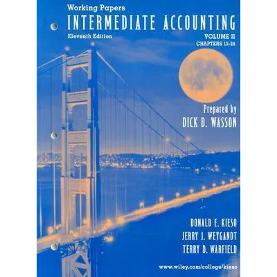 Intermediate Accounting (V2:Wk Ppr)