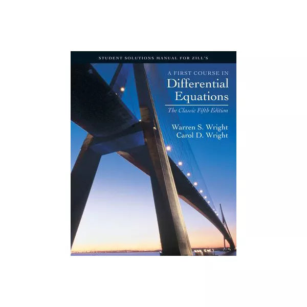 First Course in Differential Equations: Classic Ed (SSM)