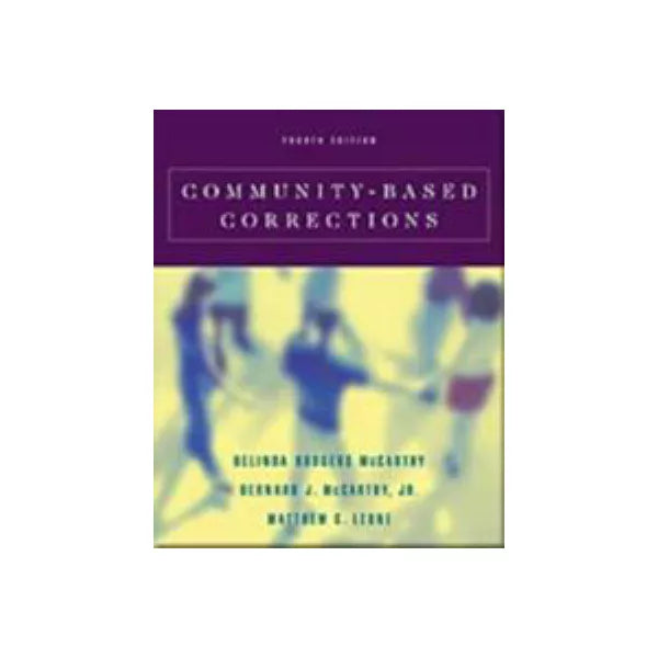 Community-Based Corrections