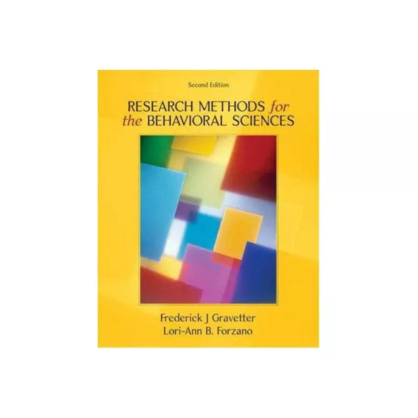 Research Methods for Beh Sci