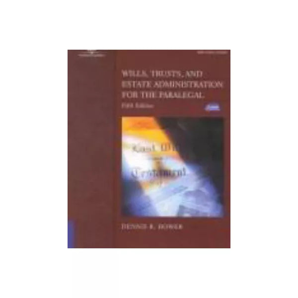 Wills, Trusts &amp; Estate Admin for Paralegal