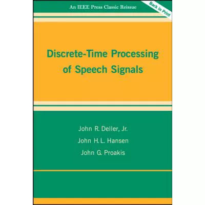 ORD - Discrete-Time Processing of Speech Signals